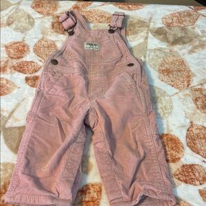 OshKosh B'gosh Blush Corduroy Overalls